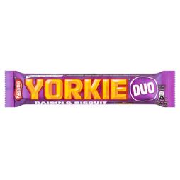Yorkie raisin & biscuit chocolate bar 66 g