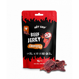 Hot Chip beef jerky with chili and Chipotle pepper 25 g