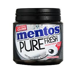Mentos chewing gum with filling with licorice flavor 100 g