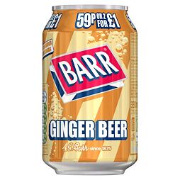 Barr sycený nápoj s příchutí zázvorového piva 330 ml PMP