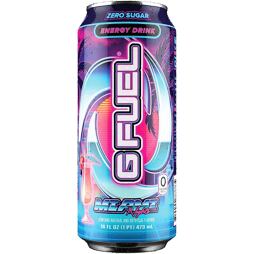 G FUEL Miami Nights carbonated energy drink with strawberry Piña Colada flavor 473 ml