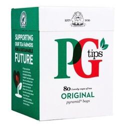 PG Tips black tea 80 pcs 232 g