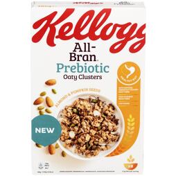 Kellogg's All-Bran cereals with prebiotic fiber, almonds and pumpkin seeds 380 g