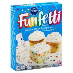 Pillsbury Funfetti Premium mix for preparing cupcakes and cake 432 g