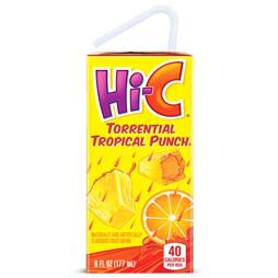 Hi-C Torrential drink with tropical punch flavor 177 ml