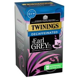 Twinings Earl Grey černý čaj bez kofeinu 40 ks 100 g