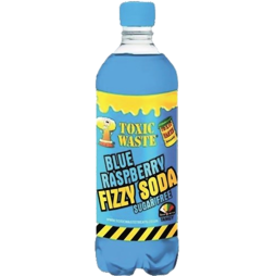 Toxic Waste sugar-free carbonated drink with blue raspberry flavor 500 ml PM