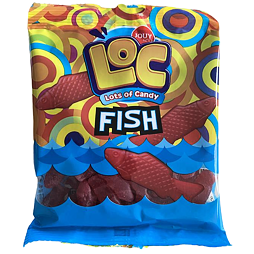 Jouy & Co chewing candies in the shape of fish with strawberry flavor 80 g