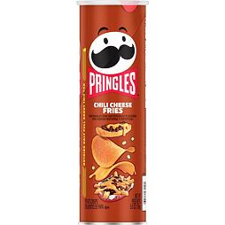 Pringles chips with the flavor of cheese fries with chili 156 g