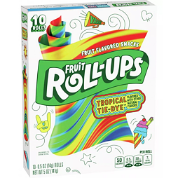 Fruit Roll-Ups soft strips with tropical fruit flavor 141 g