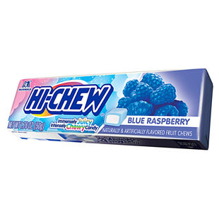 Hi-Chew žvýkací bonbony s příchutí modré maliny 50 g