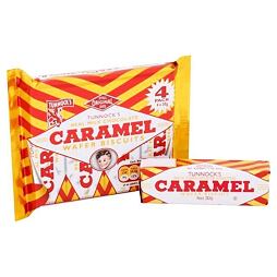 Tunnock's Chocolate Caramel Wafer Biscuits 4 x 30 g