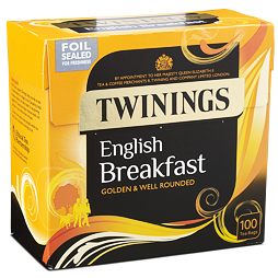 Twinings English Breakfast černý čaj 100 ks 250 g