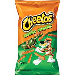 Cheetos Crunchy pálivé křupky s příchutí čedaru a jalapeňo 226,8 g