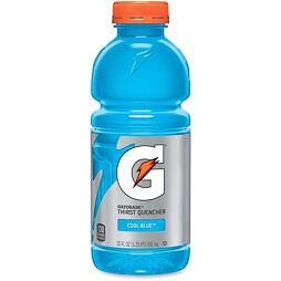 Gatorade drink with blue raspberry flavor 591 ml