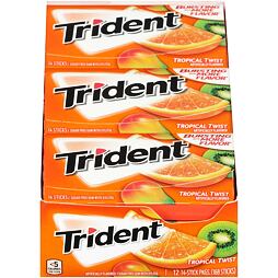 Trident Tropical Twist 14 ks 27 g celé balení 12 ks