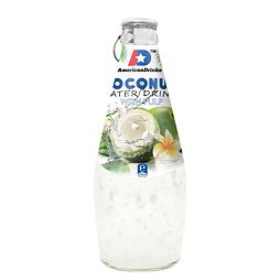 American Drinks kokosová voda s kousky kokosu 290 ml