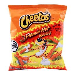 Cheetos Crunchy Flamin' Hot pálivé křupky se sýrovou příchutí 35,4 g