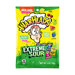 Warheads fruit sour hard candy 56 g