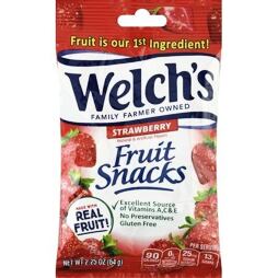 Welch's jelly candies with strawberry flavor 64 g