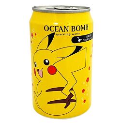 Ocean Bomb Pikachu Sparkling Water with a Japanese Cider Flavour 330 ml