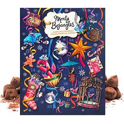 Monty Bojangles veganský adventní kalendář s čokoládovými lanýži 235 g