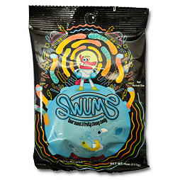 Swums sour worms candy 113 g