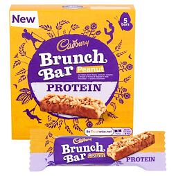 Cadbury Brunch Bar proteinové tyčinky s arašídy 5 x 32 g