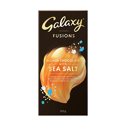 Galaxy Fusions bílá čokoláda s mořskou solí 100 g