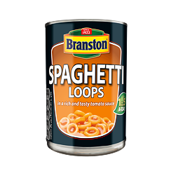 Branston Loops špagetové kroužky v rajčatové omáčce 395 g