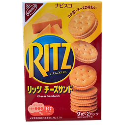 Ritz Japan krekry s náplní s příchutí sýru 160 g