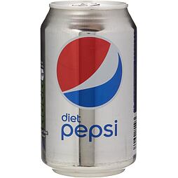 Pepsi Diet sycená limonáda bez cukru 330 ml