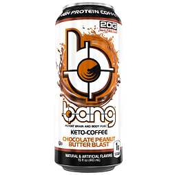 Bang peanut butter keto-coffee drink 473 ml
