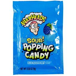 Warheads blue raspberry popping candies 9 g