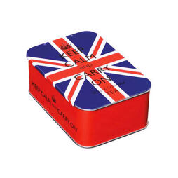 Keep Calm And Carry On Union Jack Tin English Breakfast Tea 10 ks 25 g
