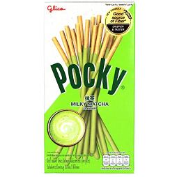 Pocky sticks with matcha green tea flavor coating 33 g
