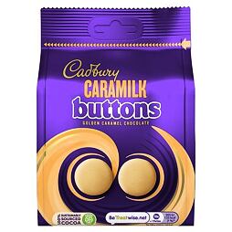 Cadbury white chocolate buttons with caramelized powdered milk 105 g