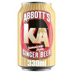 KA Abbott's carbonated drink with ginger beer flavor 330 ml