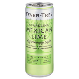 Fever Tree carbonated drink with Mexican lime flavor 250 ml