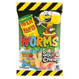 Toxic Waste chewing sour earthworms 142 g