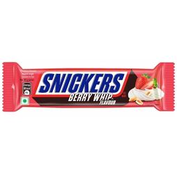 Snickers bar in milk chocolate with strawberry and cream flavored filling 40 g