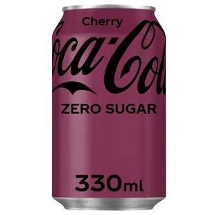 Coca-Cola sycený nápoj bez cukru s příchutí třešně 330 ml