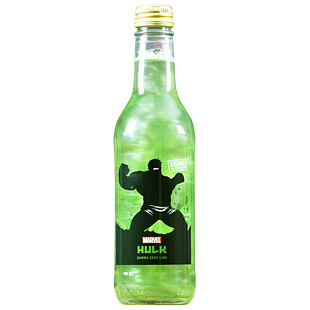 Marvel Hulk sparkling drink with sour lime flavor 330 ml