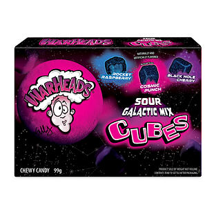 Warheads Cubes Theater Box Galactic Sour Chews 99 g