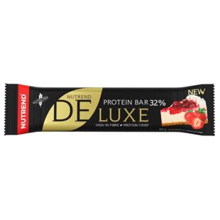 Nutrend CZ DELUXE proteinová tyčinka s příchutí jahodový cheesecake 60 g