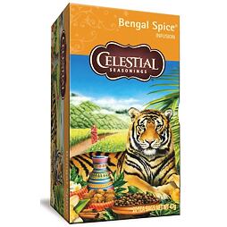 Celestial bezkofeinový černý čaj s příchutí bengálského koření 20 ks 47 g