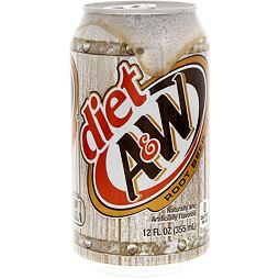 A&W root beer diet 355 ml
