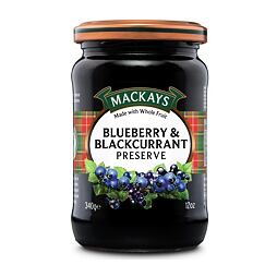 Mackays Blueberry & Blackcurrant Preserve 340 g
