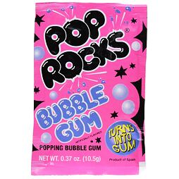 Pop Rocks praskající bonbonky s příchutí žvýkačky 10,5 g