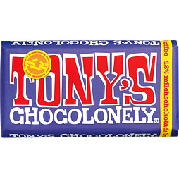 Tony's mléčná čokoláda s kousky preclíků a karamelu 180 g 